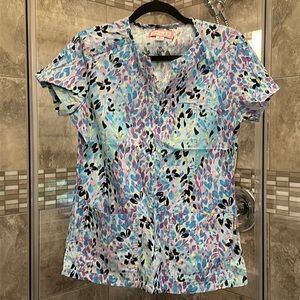 Koi nursing scrub top -size small